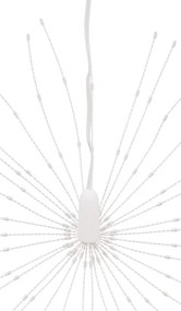 Iluminação estrelar p/ Natal 140 luzes LED 17 cm multicor