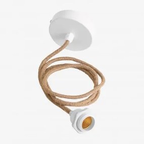 Cabo Para Candeeiro De Teto Para Exterior Coyle Branco - Sklum