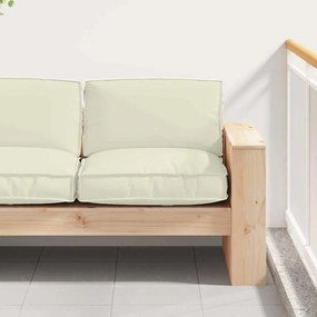 vidaXL Capa de Almofada para Assento Creme 80 x 80 x 12 cm - Tecido Oxford