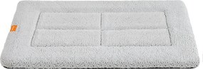 Manta para cães XXL 120 x 75 cm, lavável na máquina, cinzento claro