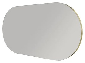 Espelho Riors – Cinzento Escuro e Dourado – 45x85 cm