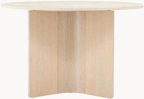 Mesa de jantar redonda com aspeto de madeira Tyresö, Ø 120 cm