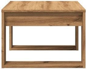 Mesa de apoio 50x50x35 cm derivados madeira carvalho artisiano