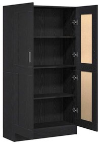 Estantes de Livros em Carvalho Preto da - Conjunto de 2, 165x30,5x150