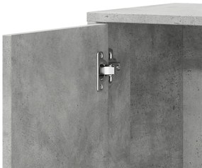 Aparadores 2 pcs 60x31x70 cm derivados madeira cinzento cimento