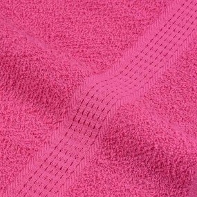 Toalhas de sauna 2 pcs 80x200 cm 360 gsm 100% algodão rosa