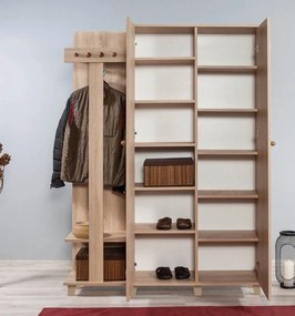 Hall Stand Garmanto – Sonoma Oak – 135x192x36 cm