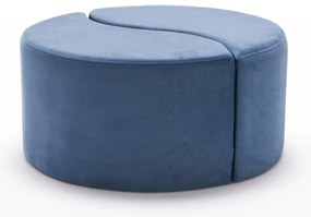 Pouffe Alis Puf – Azul – 80x40x80 cm