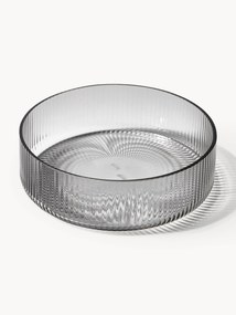 Taças de servir artesanais com padrão em relevo Ripple, conjunto de 4