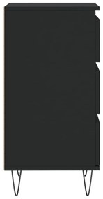 Aparador 40x35x70 cm derivados de madeira preto