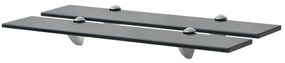 Prateleiras flutuantes 2 pcs vidro 60x20 cm 8 mm