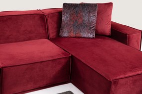 Sofá de Canto Lego – Burgundy – 300 x 170 cm