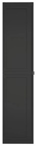 Móvel de arrumação para exterior 65x37x165 PP preto