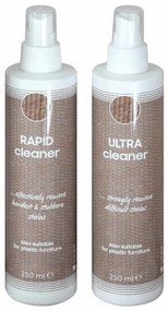Kit limpeza p/ móveis de jardim de vime e textilene 2x250 ml