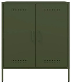 Aparador 68x39x79 cm aço verde azeitona