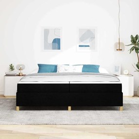 Cama Box Outros Preto e Branco e Preto 200 x 200 cm tecido