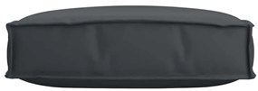 Cojim de Pallet para Assento Preto 60x60x12 cm em Tecido Oxford