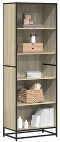 vidaXL Estante 60x35x170,5 cm derivados de madeira carvalho sonoma
