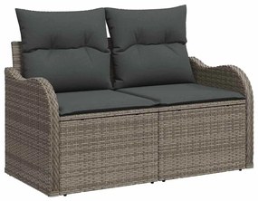 Conjunto de Sofá para Jardim 8 pcs Cinzeto Grande