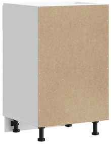 Armário base de cozinha Porto derivados de madeira branco