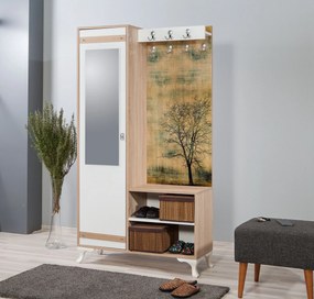 **** Hall Stand Inci – Carvalho Sonoma – 100x190x36 cm

**