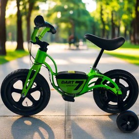 Bicicleta eléctrica Infantil 20V 4AH DART 7 - 4 a 7 anos Verde