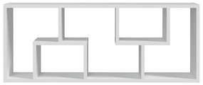Estante de parede 36x16x90 cm derivados de madeira branco