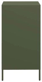 Aparador 35x39x73,5 cm aço laminado a frio verde-azeitona