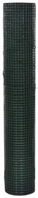Cerca arame p/ galinheiro c/ revestimento PVC 25x1 m aço verde