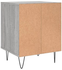 Mesas de cabeceira 2 pcs derivados de madeira cinzento sonoma