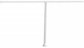 Conjunto de postes para toldo 450x245 cm ferro branco