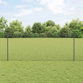 vidaXL Conjunto de Cerca de Jardim Conjunto de 2 Cinza