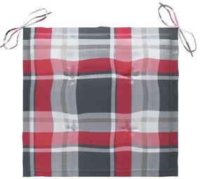 3 pcs conj. jantar dobrável exterior c/ almofadão teca maciça