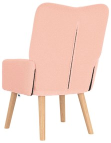 Cadeira Relaxante Rosa Tecido Curly