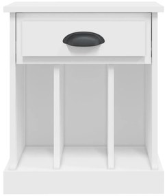 Mesa de cabeceira 43x36x50 cm branco