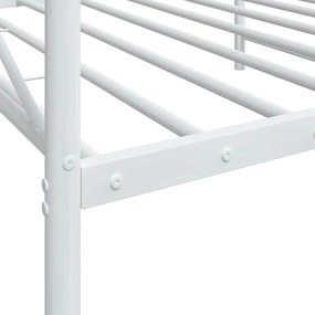Cama de Dia sem Colchão 100x190 cm aço branco