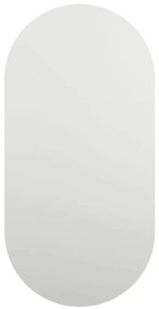 Espelho com luzes LED 80x40 cm vidro oval