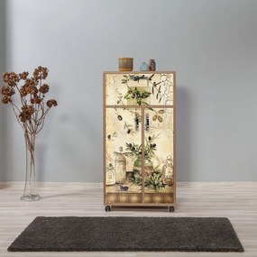 Armário Multiusos Kiler – Carvalho Sonoma – 60x116x36 cm