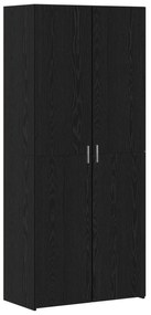 vidaXL Buffê 2 pcs Carvalho Preto 80 x 42 x 185 cm