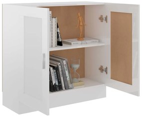 Estante 82,5x30,5x80 cm derivados de madeira branco brilhante