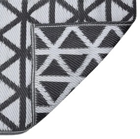 Tapete de exterior 80x250 cm ARAKIL PP preto