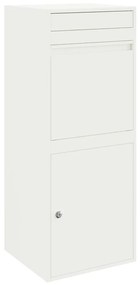 Caixa para entrega de pacotes Branco 41 x 38 x 103 cm Aço