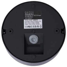 Candeeiro de Parede Exterior Moderno Preto com LED IP65 - Dop