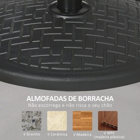 Base para Chapéu de Sol de Cimento Suporte para Chapéu de Sol de 14 kg