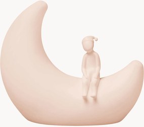 Candeeiro de mesa LED pequeno portátil com mudança de cor Moon