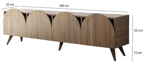 Móvel TV Mesta – Nogueira – 180x50x35 cm