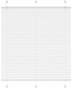 Branco Plissada Cega 115x100cm Largura Tecido 114,4cm Poliéster