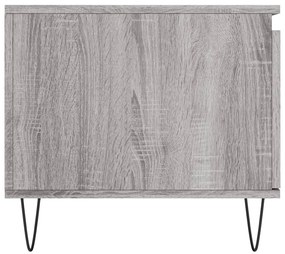 Mesa de centro 100x50x45 cm derivados madeira cinzento sonoma