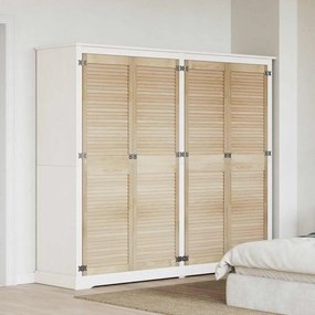vidaXL Portas de Armário Other 4 pcs Castanho 201 x 49.5 x 2.1 cm