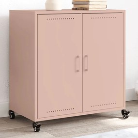 Aparador 68x39x72 cm aço rosa